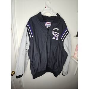 Colorado Rockies Majestic Authentic Collection 1/4 zip pullover jacket Adult XXL